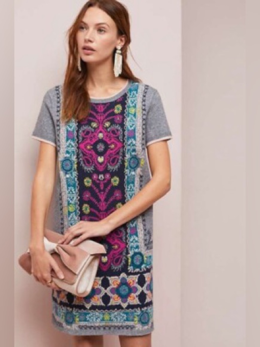 Anthropologie Akemi + Kin Kaleidoscope Sweater Dress